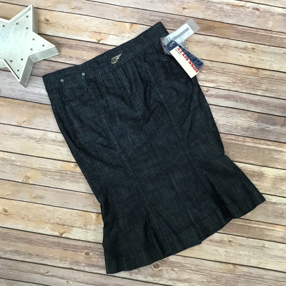 NWT Miss Sixty Sara Denim Skirt Sz M
